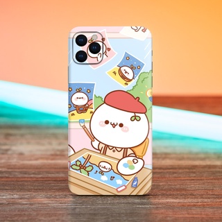 Miếng Dán Skin Điện Thoại In Hình Bánh Bao Cute 2 Cho Iphone 7/ 8/ X/ XS/ 11/ 11 Pro Max Và Các Dòng Máy Android