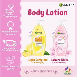 Đèn Garnier hoàn chỉnh | Sữa dưỡng thể làm trắng da chiết xuất hoa anh đào 400ml0