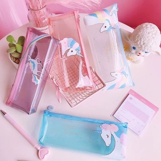 Bóp bút/ bóp viết nhựa Mua Tất hình kỳ lân (muatatshop)