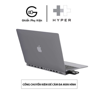 Cổng Chuyển HyperDrive Kiêm Đế Đa Màn Hình 4K60HZ 13 Port MultiDisplay Dock Station