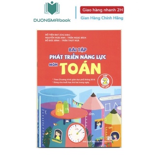 Sách - Bài tập phát triển năng lực môn Toán lớp 2 - chương trình mới (NXB Đại học sư phạm)
