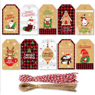 Set thiệp trang trí noel trang trí giáng sinh mẫu hiện đại