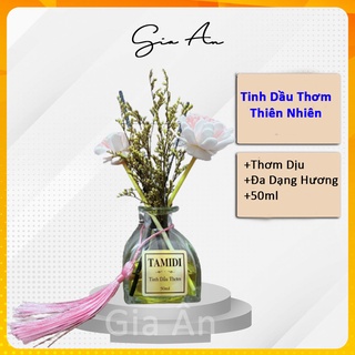 Tinh Dầu Thơm Thiên Nhiên TaMidi 50ml Để Phòng Que Gỗ Tự Khuếch Tán Thanh Lọc Khử Mùi Không Khí-TaMidi