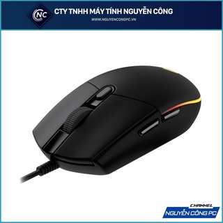 [Mã 33ELSALE hoàn 7% xu đơn 300k] Chuột Logitech G102 Lightsync Black/White