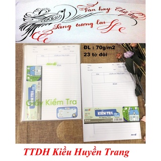 Giấy kiểm tra Thiên Long dòng kẻ ngang TP-GKT05,TP-GKT06