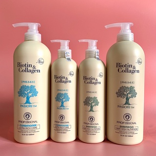 [Hàng Chính Hãng] Cặp Dầu Gội Xả Biotin Collagen Trắng