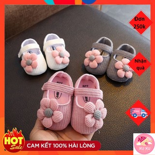 Giày Vải Cho Bé Giày Tập Đi Cho Bé  0-18 Tháng, Chất Liệt Cotton, Êm Chân, Thoáng Mát. 4 Màu Siêu Xinh