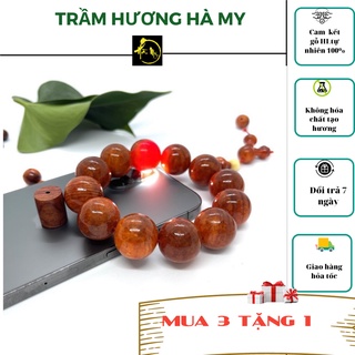 Vòng⚜️Vòng tay Huyết Long phong thủy trừ tà thấu quang tự nhiên 100%