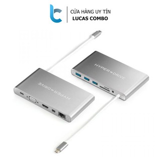 Cổng Chuyển/Hub USB TypeC 11in1 HyperDrive Ultimate (Grey)