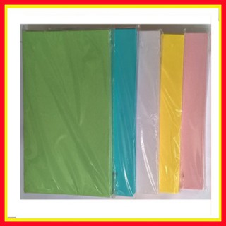 [Giá rẻ]-Giấy Bìa Màu A4 180GSM Trắng/Hồng/Vàng/Xanh lơ/Xanh Dương