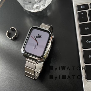 Dây đeo kim loại mảnh phong cách Vintage thích hợp cho Apple Watch Series 7 6 Se 5 4