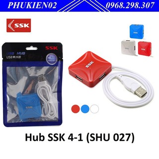 BỘ CHIA CỔNG USB - HUB USB 2.0 TỪ 1 RA 4 SSK SHU 027