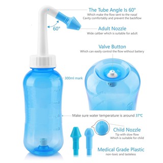 Bình rửa mũi WATERPLUS có van điều chỉnh