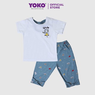 Bộ Quần Áo Thun Tay Ngắn Bé Gái (1-5 Tuổi) YOKO KID'S FASHION 21202G