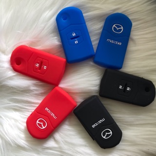 Bao silicone bọc bảo vệ chìa khóa gập MAZDA 2 nút
