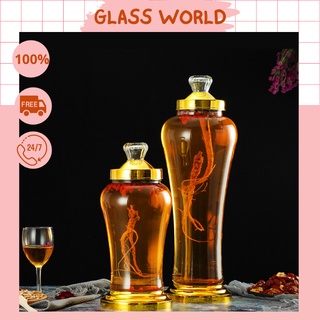 Bình thủy tinh  SÂM TÀU  3-5-7L có vòi không vòi đựng ngâm [ RẺ VÔ ĐỊCH ]