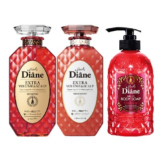 Combo Bộ Đôi Gội Xả Dưỡng Tóc chống rụng &amp; làm phồng tóc Moist Diane Extra Volume &amp; Scalp-450mlx2