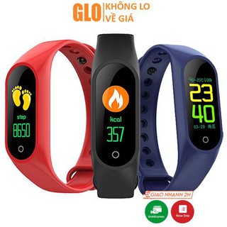 Vòng Đeo Tay Theo Dõi Sức Khỏe M3 Pin Trâu
