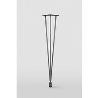 Chân Tăng Chỉnh Hairpin cao 72cm sắt phi 10|  Chân lắp bàn làm việc hình vuông, chữ nhật