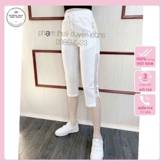 Quần ngố đũi phối lưới_mã NGO01