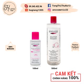Nước tẩy trang Byphasse 500ml và 100ml, Nước tẩy trang Byphase 500ml