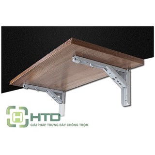 Kệ gập, bản lề gấp treo tường thông minh, phụ kiện bàn gấp treo tường ( sét 1 bộ 2 chiếc)