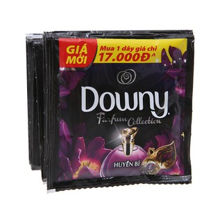 Dây 10 gói nước xả vải Downy nhiều hương