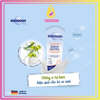 [Hữu cơ] Kem Hăm 2 Tác Động Chiết Xuất Olive Hữu Cơ Sanosan