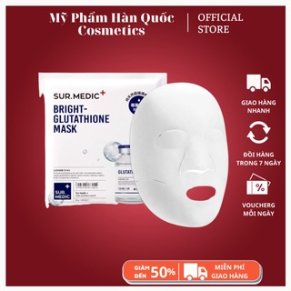 MẶT NẠ Dưỡng Trắng Da Chuyên Sâu Sur.Medic+ Bright Glutathione Mask 30g