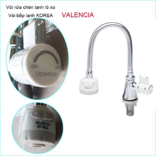 Vòi Rửa Chén Lò Xo