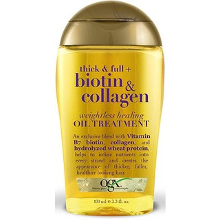 DẦU DƯỠNG TÓC OGX BIOTIN &amp; COLLAGEN OIL TREATMENT