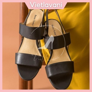 Giày Nữ 5CM Hai Quai Ngang Phong Cách Hàn Mã BBS14