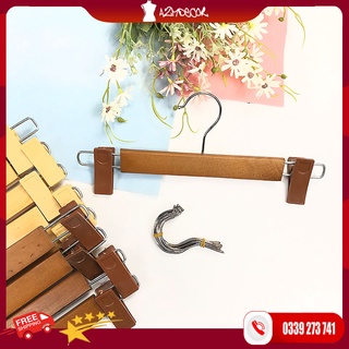[Hàng móc kẹp giá rẻ] Combo 10 móc kẹp gỗ đầu kẹp nhựa dày. Móc kẹp chất lượng ổn, giá cả phải chăng