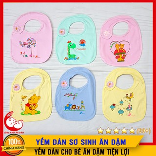 Yếm Tập Ăn Dặm Cho Bé Tiện Lợi - Yếm Dán Quàng Cổ Sơ Sinh - BTT00612
