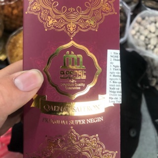 [Mã GROSALE2703 giảm 8% đơn 250K] Saffron (nhuỵ hoa nghệ tây hộp 1gr)