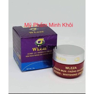 Kem Wleza Ngừa mụn trắng da chống nắng 15g