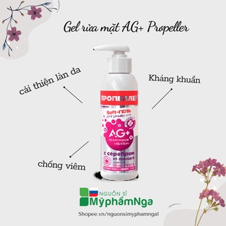 Gel rửa mặt AG+ Propeller làm sạch sâu, phục hồi da mệt mỏi