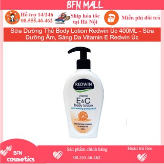 Sữa Dưỡng Thể Body Lotion Redwin Úc 400ML - Sữa Dưỡng Ẩm, Sáng Da Vitamin E Redwin Úc