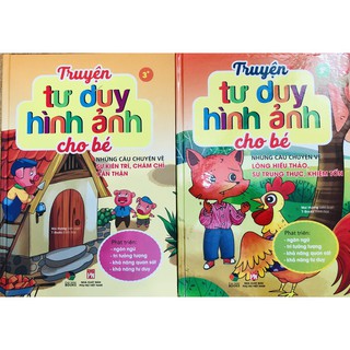 Sách - Combo Truyện Tư Duy Hình Ảnh Cho Bé Những Câu Chuyện Về: Sự Kiên Trì, Chăm Chỉ, Lòng Hiếu Thảo, Sự Trung Thực