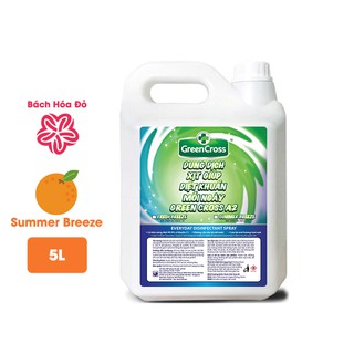 Dung dịch xịt diệt khuẩn GREEN CROSS A2 can 5L - Hương Summer