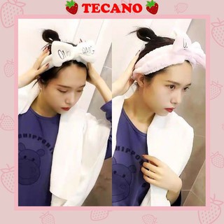 Băng đô rửa mặt Tecano họa tiết OMG băng đô cài tóc dễ thương BD31