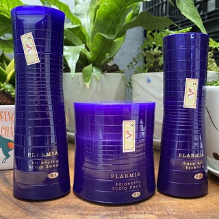Combo bộ chăm sóc da đầu Milbon Plarmia Balancing Scalp 200ml