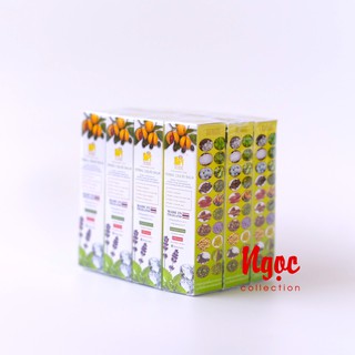 Bộ 12 chai dầu hít 22 vị Herbal liquid balm Thái Lan