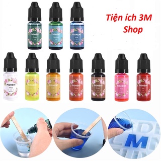 Màu pha Resin AB, Resin UV Lên Màu Cực Chuẩn, Không Mùi,Màu Pha Làm Handmade Đổ Bàn