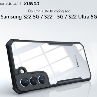Ốp Xundd Samsung S23 S23 PLUS S23 ULTRA ,S22 Ultra S22 plus S22 chống sốc lưng trong viền màu chống va đậm mạnh