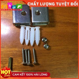 Bộ vít và giá đỡ bắt đỡ gương inox đầy đủ phụ kiện-Giadung24h