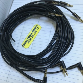 Dây tín hiệu 2 đầu 3.5 phone 1 đầu thẳng 1 đầu cong nhập khẩu hãng AUXUS chất lượng loại 2m