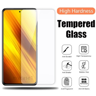Kính cường lực cho Xiaomi POCO C40 X5 X4 X3 NFC M5 M5s M4 M3 F4 F3 GT F2 Pro 4G 5G 2023