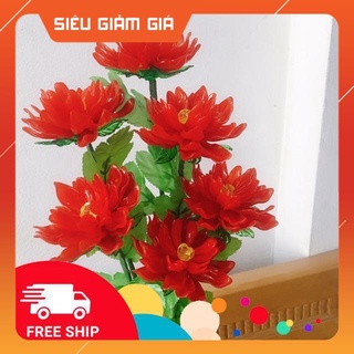 Cành hoa cúc làm sẵn (cúc đại/cúc kim cương)hoa Handmade trang trí nhà cửa