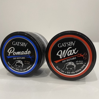 Sáp tóc gel keo vuốt tóc Gatsby 65g giữ nếp ổn mùi thơm dễ chịu quan trọng là giá bình dân và hàng chính hãng